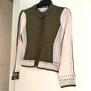 Vintage Laurie B. Patchwork Cardigan